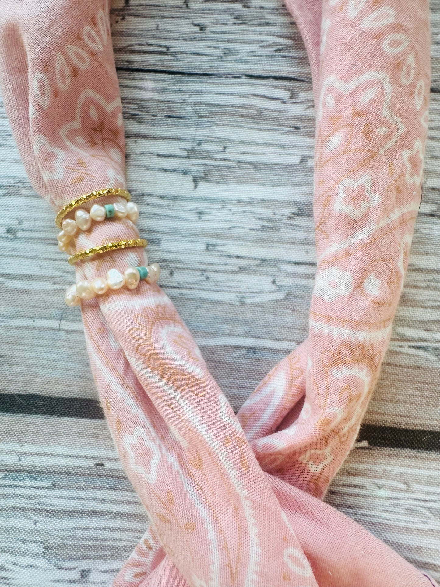 Gold Stacker Bandana Charm