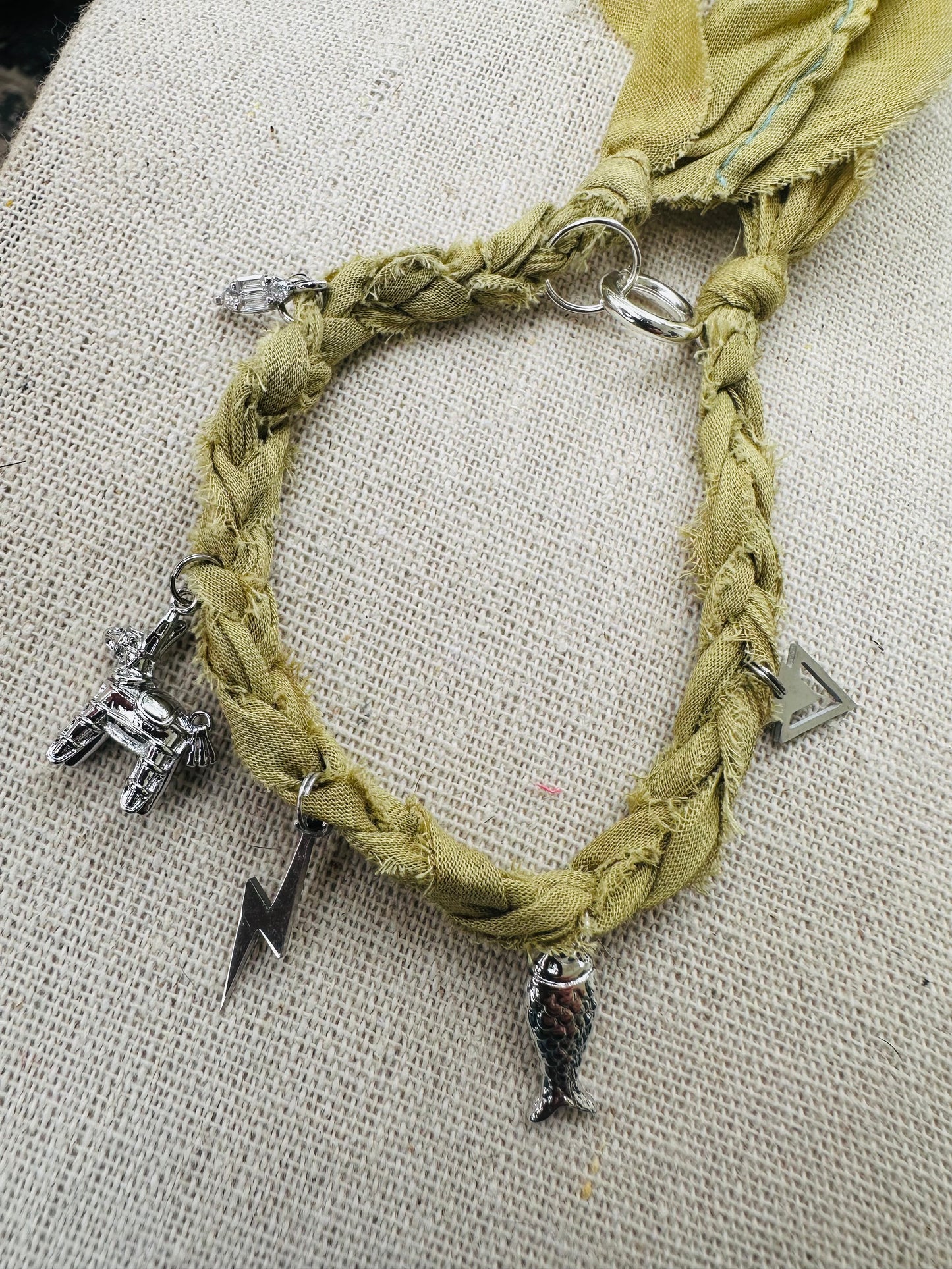 Chartreuse Bandana Bracelet