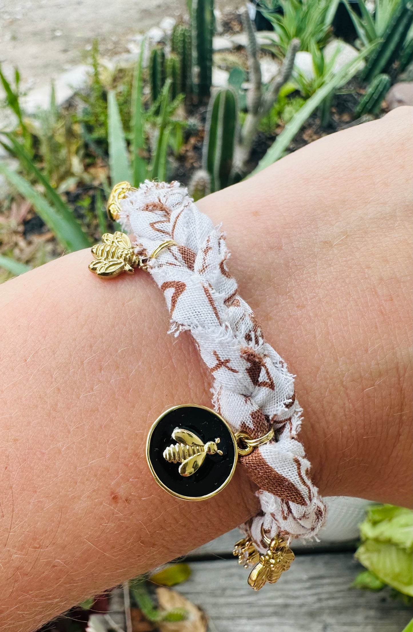 Ivory Bandana Bracelet