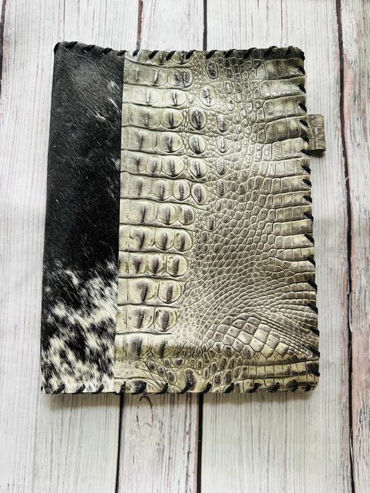 Cowhide Composition Book Cover