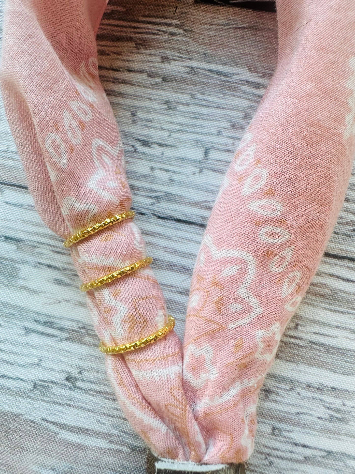 Gold Stacker Bandana Charm