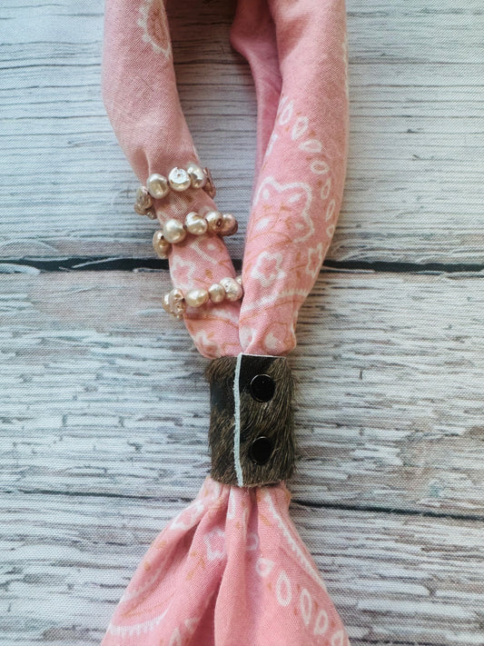 Champagne Pearl Bandana Charm