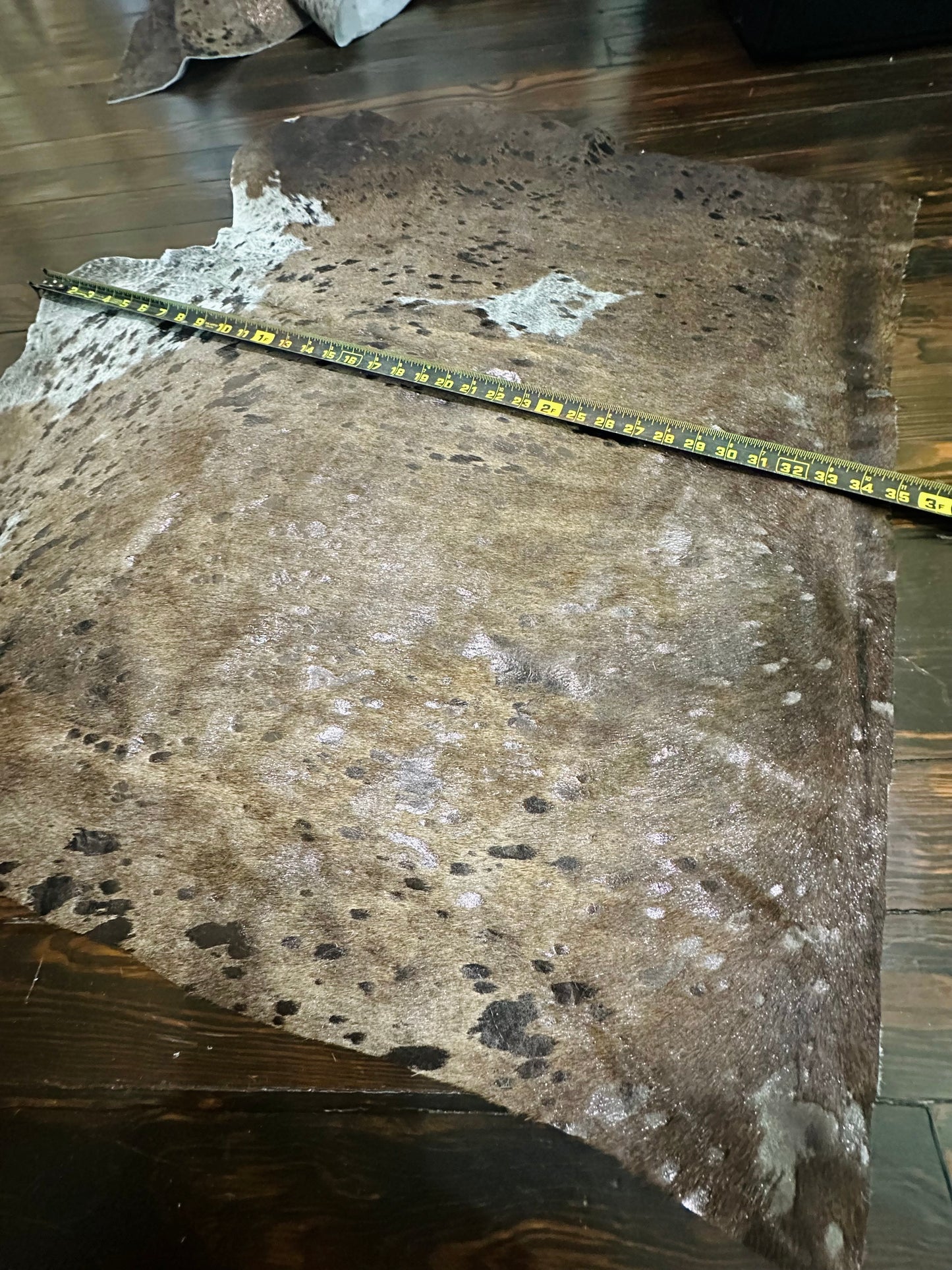 Brown Spotted Cowhide Quarter Hide