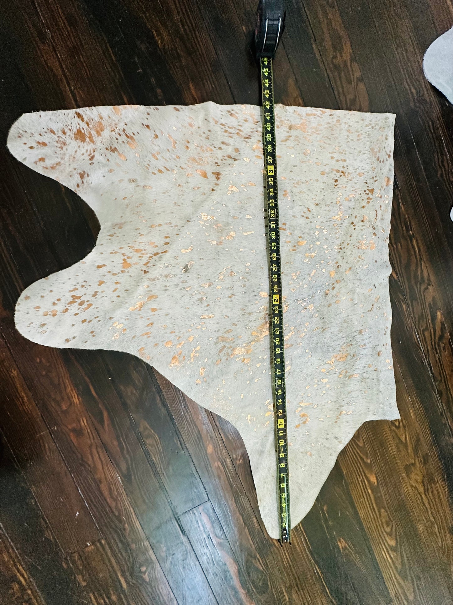 Copper Cowhide Quarter Hide