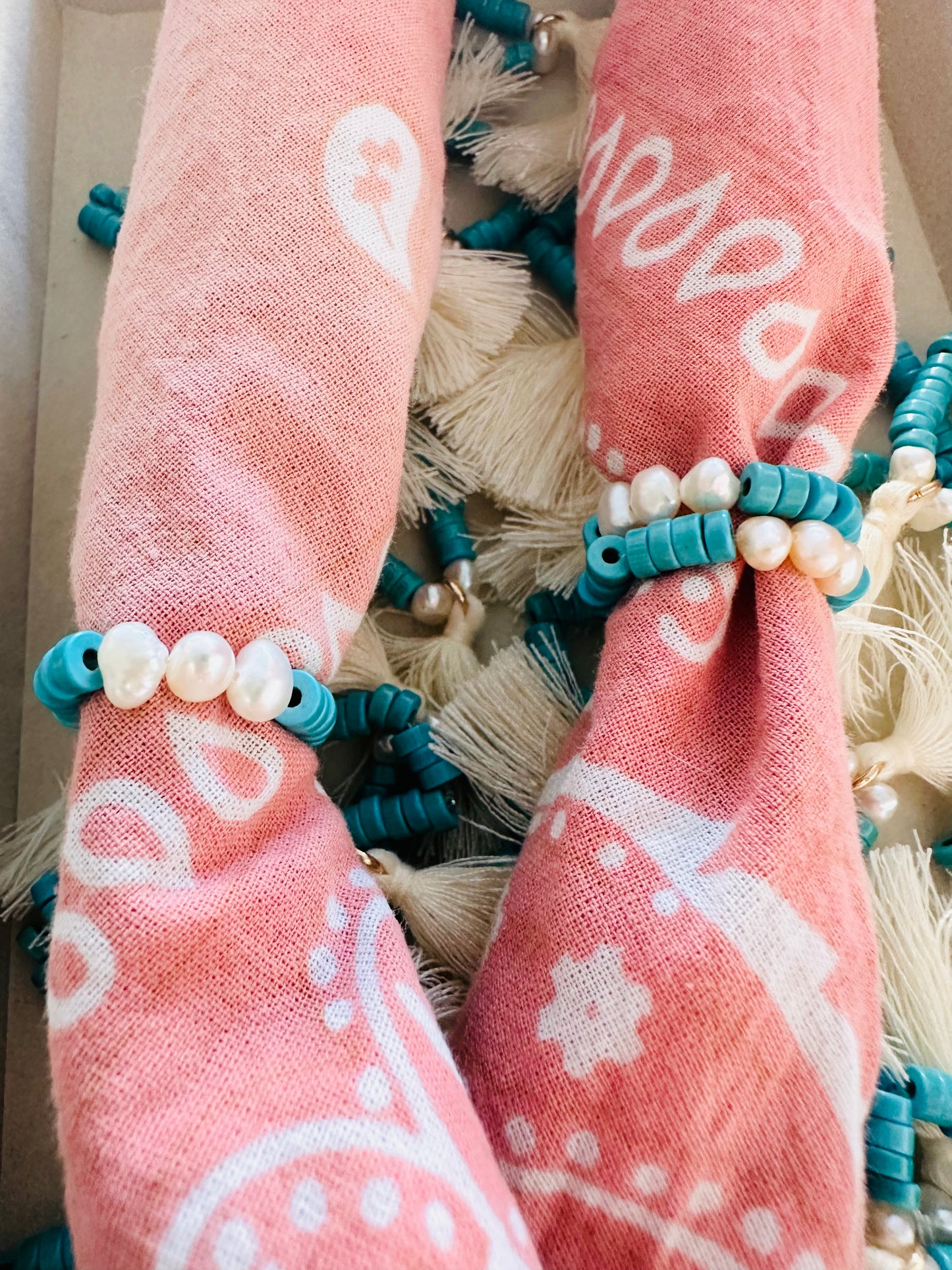 Turquoise Bandana Charm