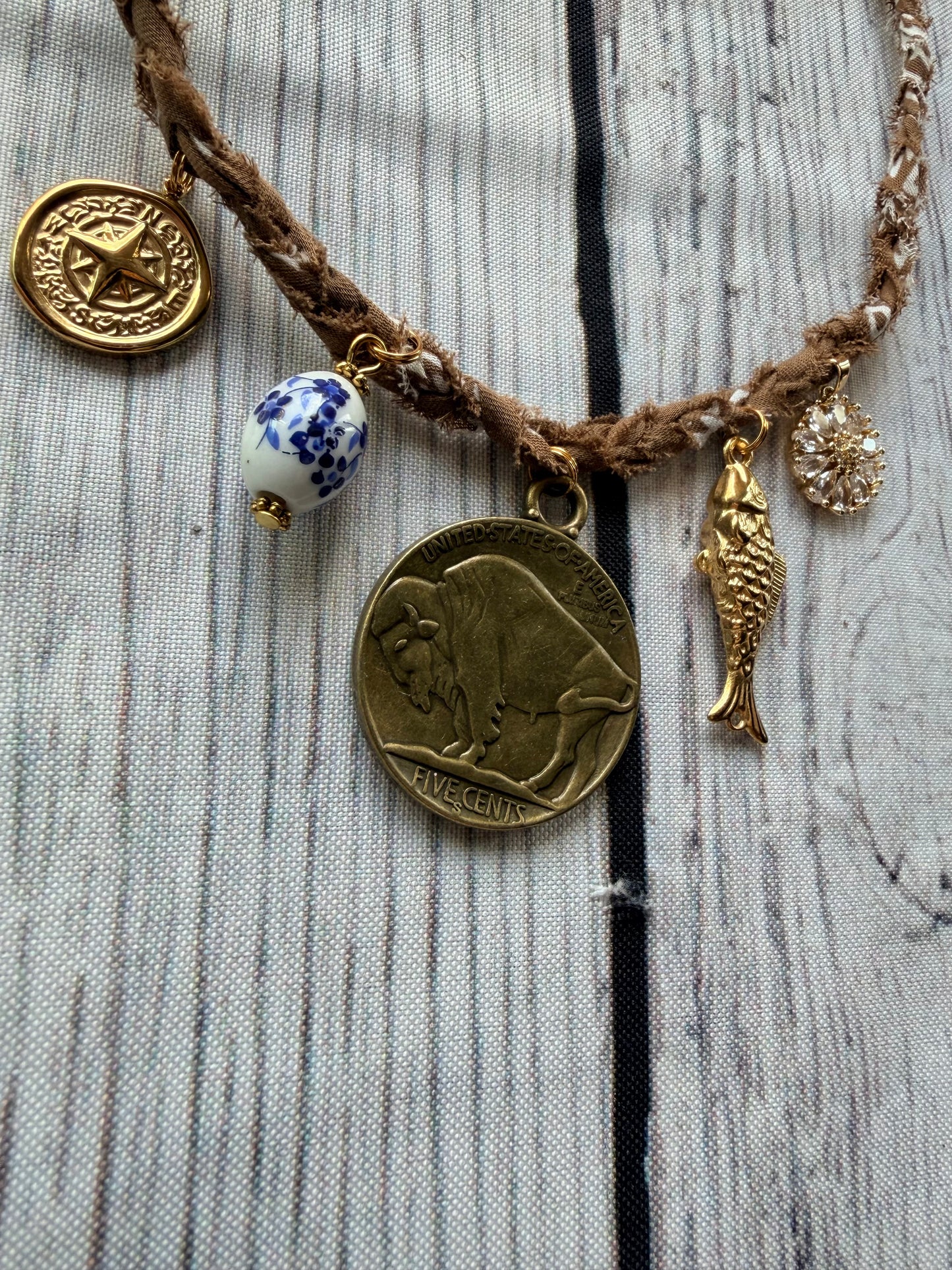 Brown Buffalo Necklace