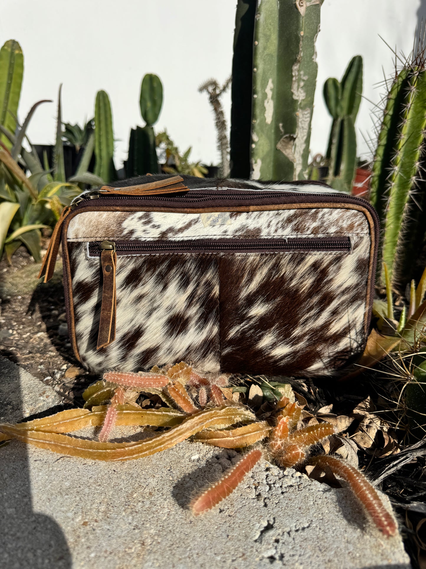 Cowhide Toiletry Bag