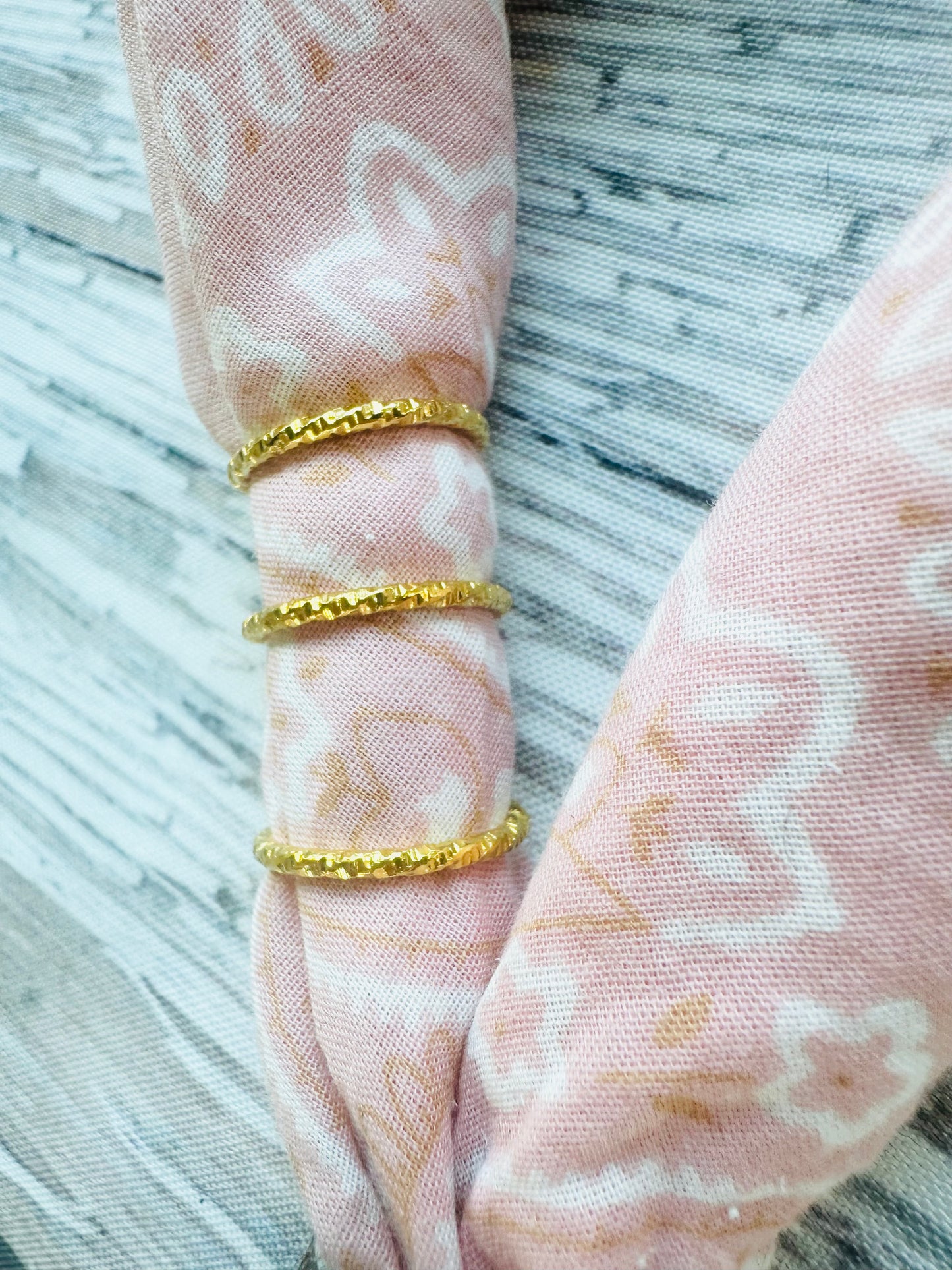 Gold Stacker Bandana Charm