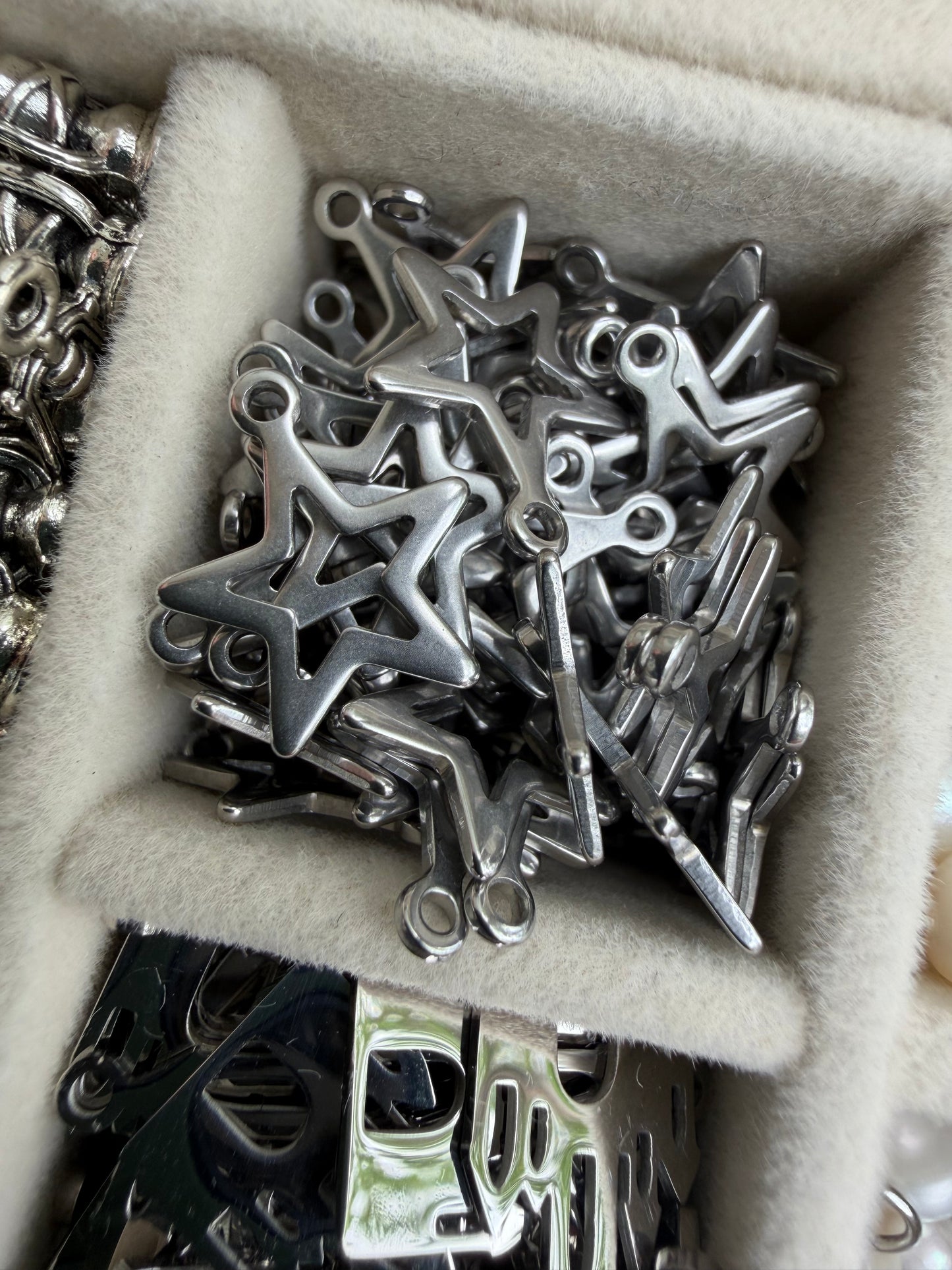 Silver Star Charm