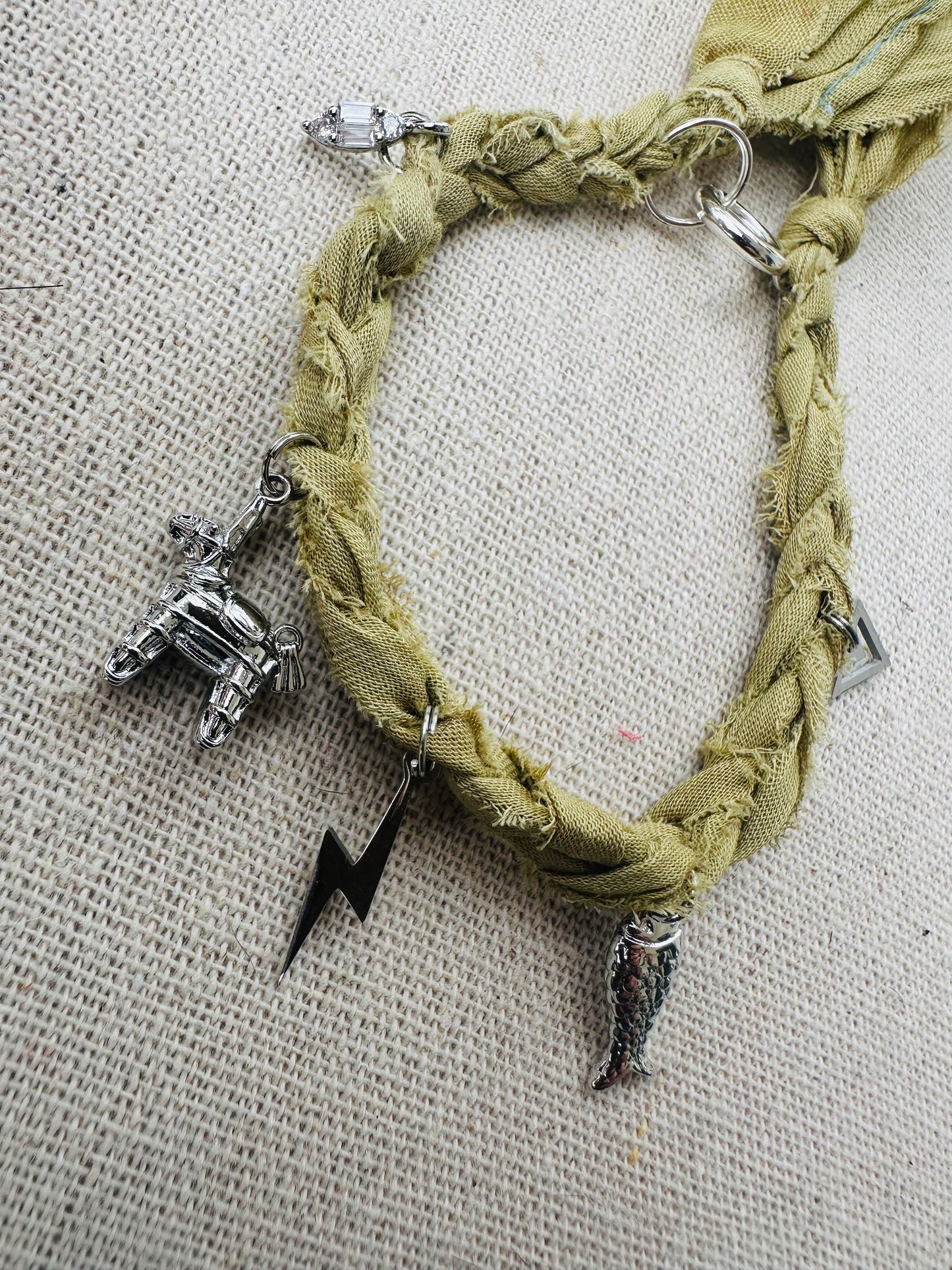 Chartreuse Bandana Bracelet