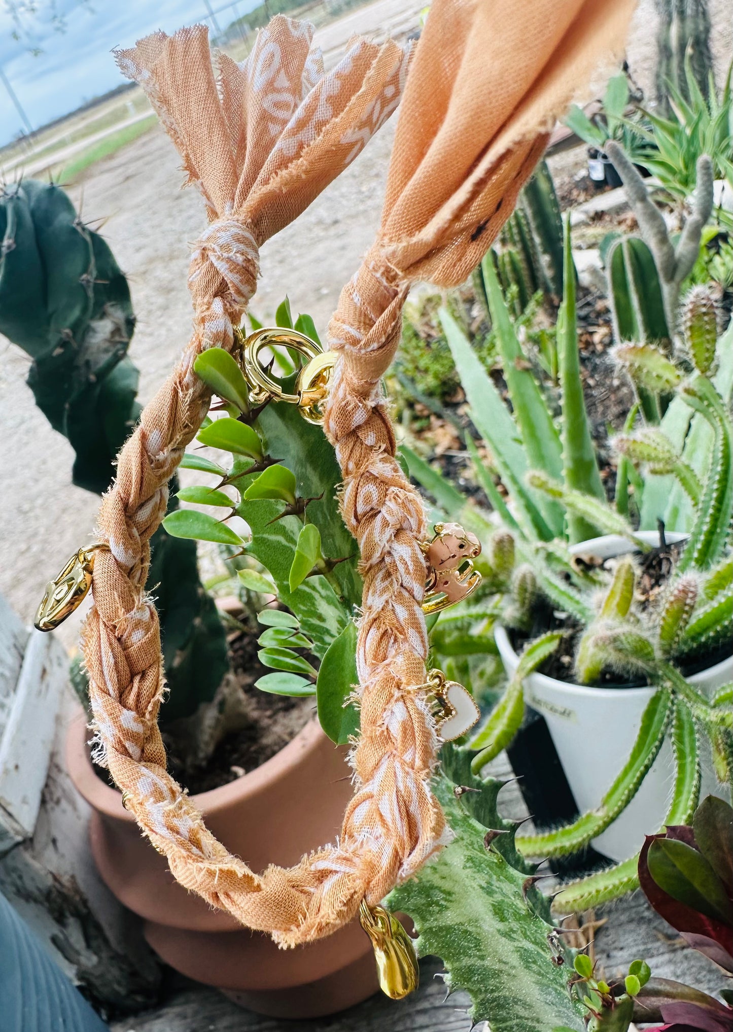 Terracotta Bandana Bracelet