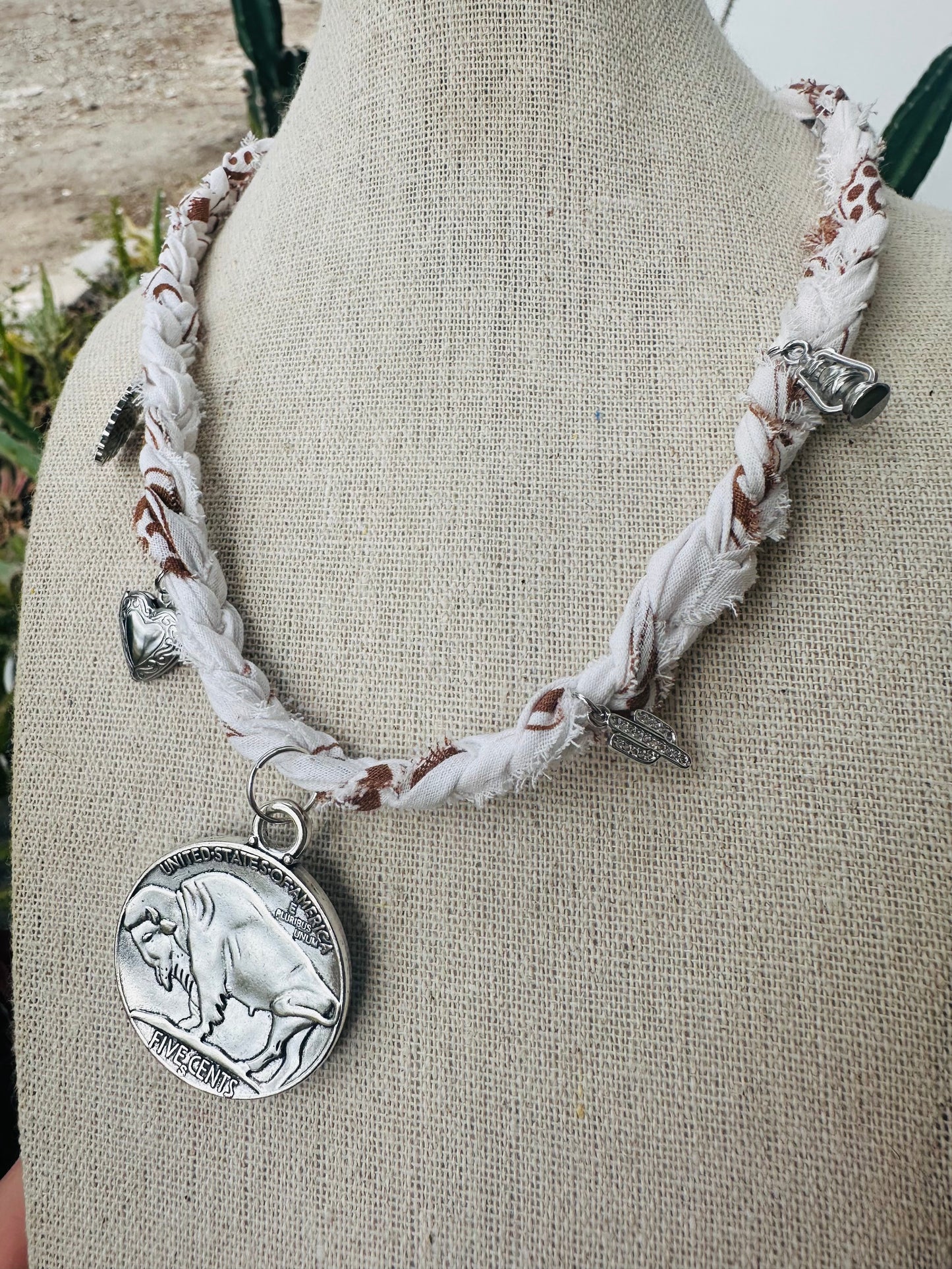 Ivory Bandana Necklace