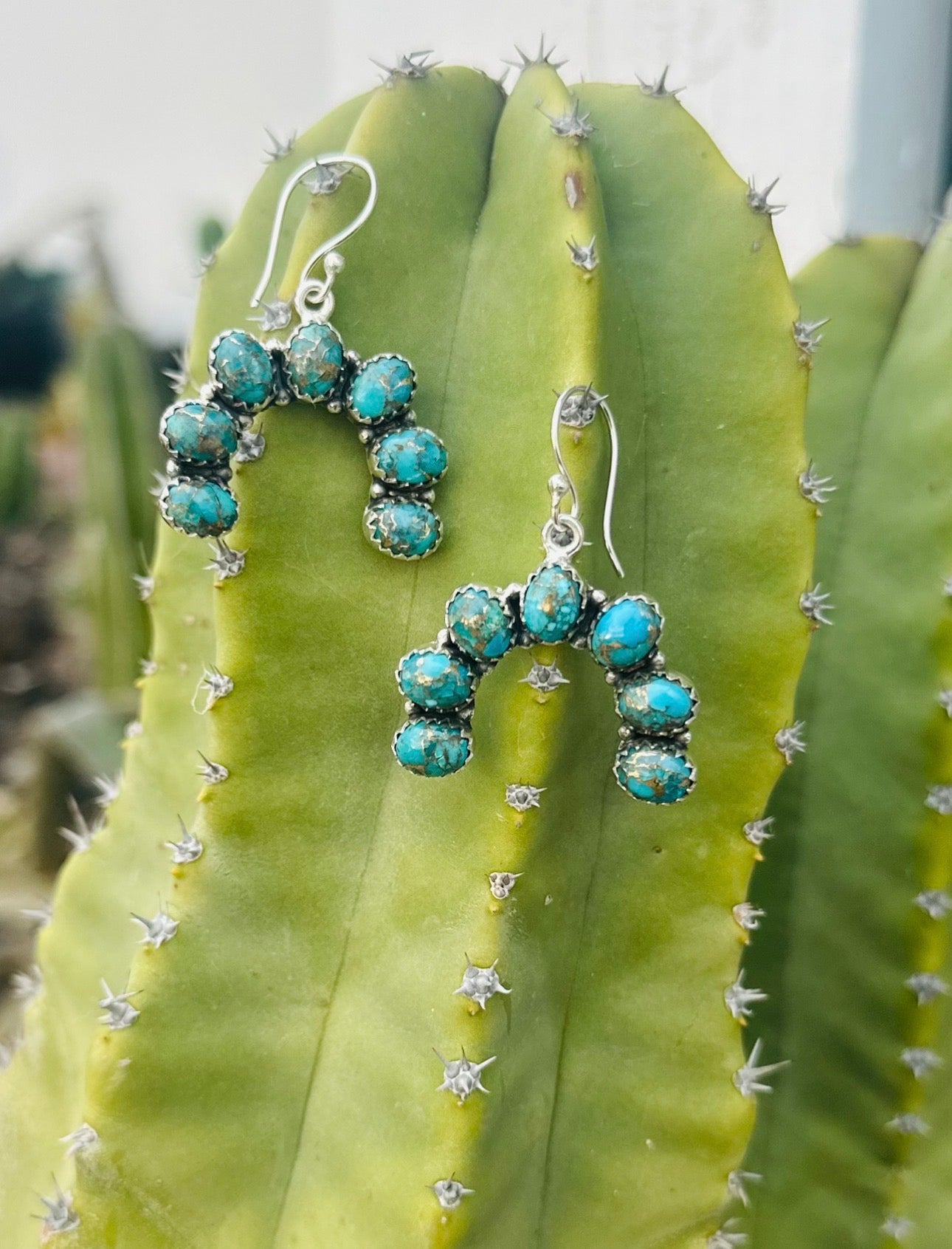 Turquoise Naja Earrings