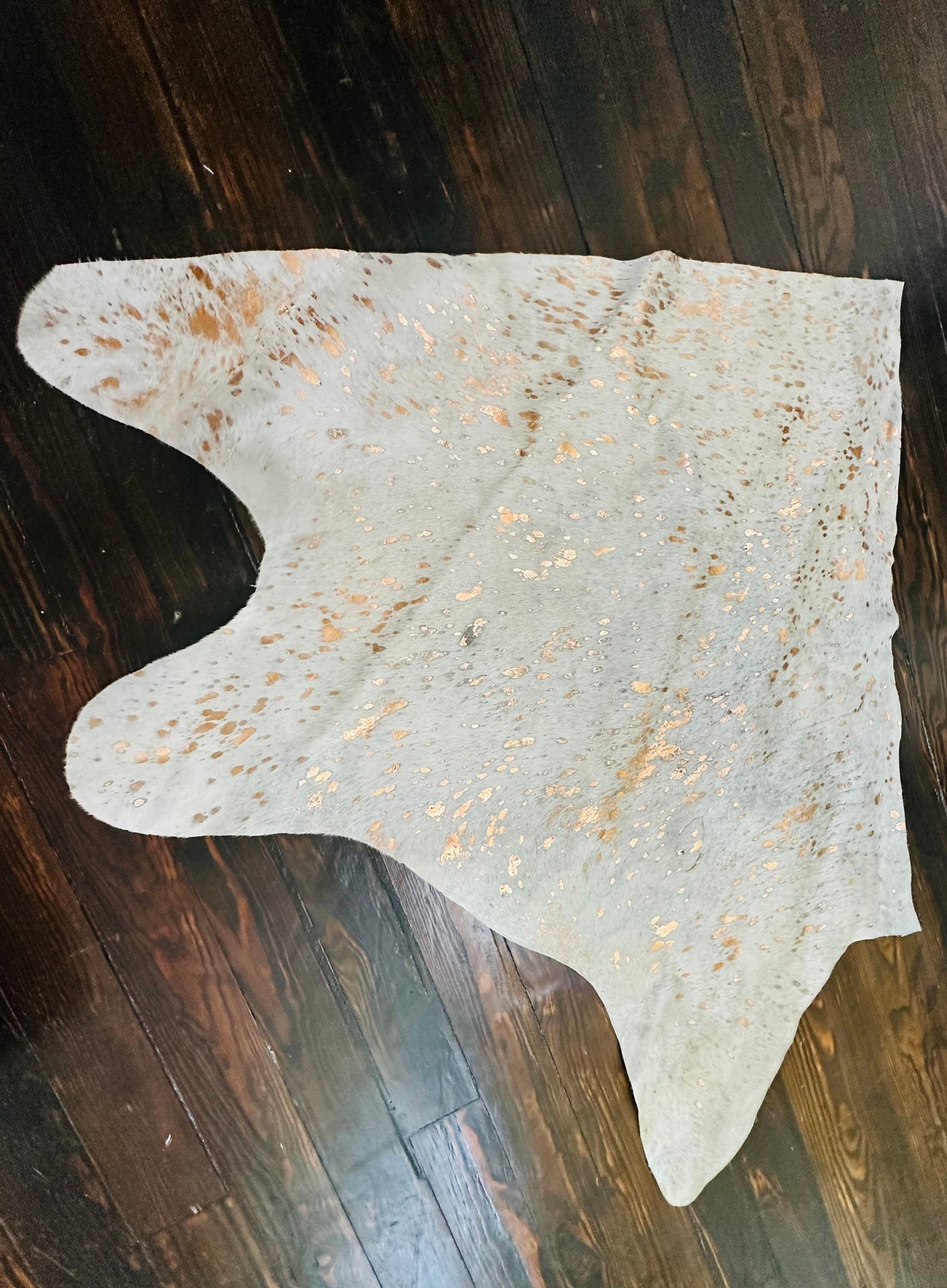 Copper Cowhide Quarter Hide