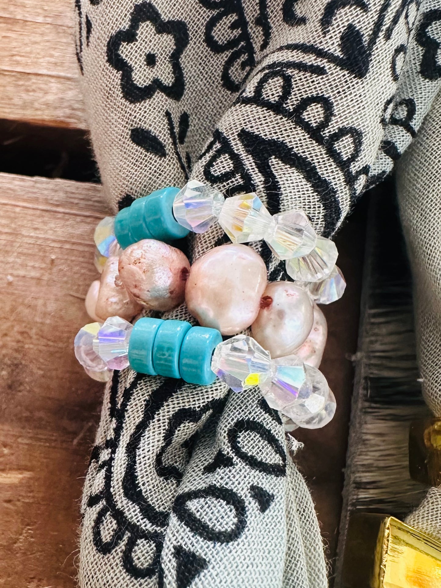 Sparkle Turquoise Bandana Charm
