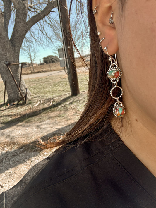 Spiny Oyster Earrings