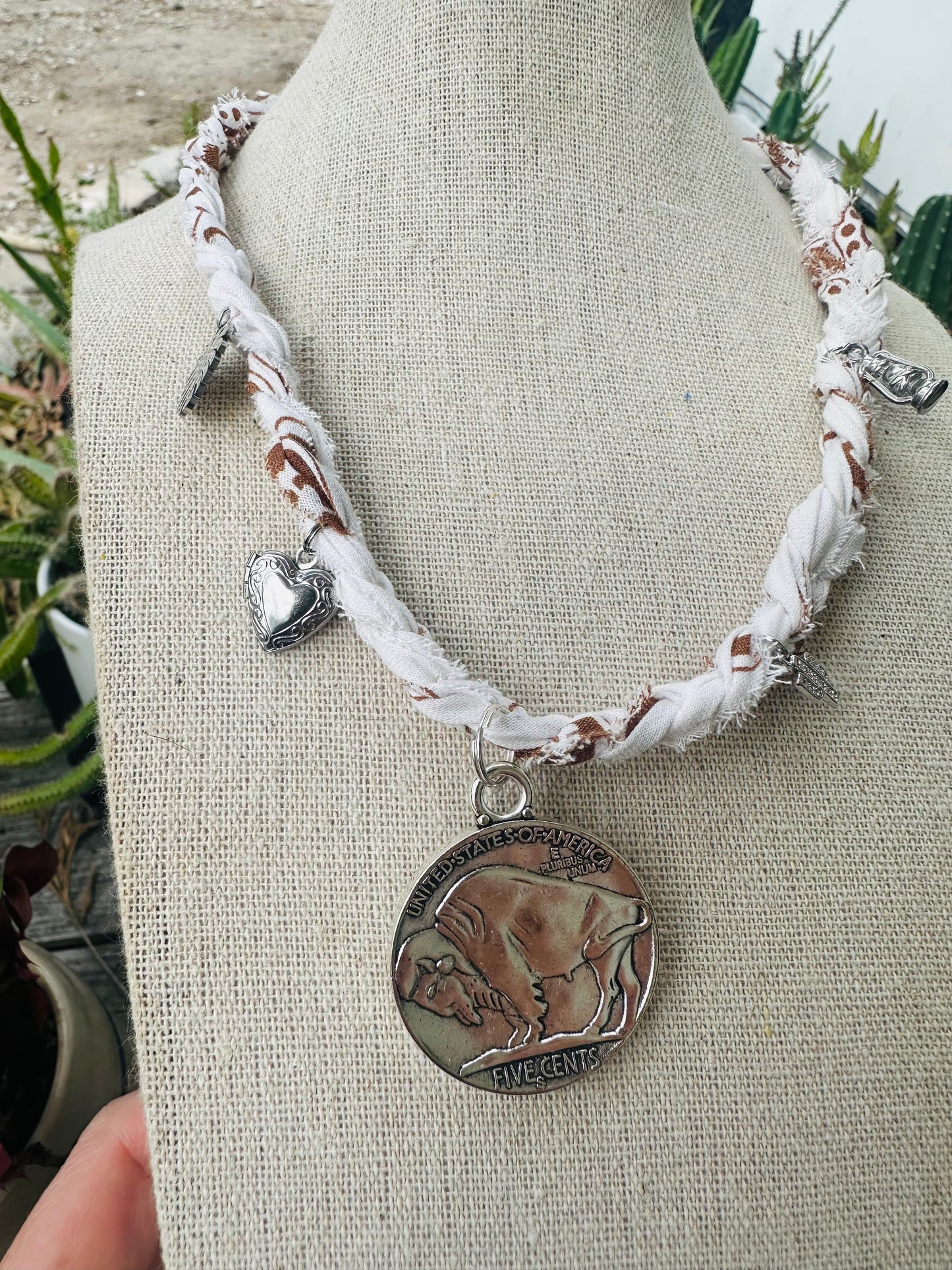 Ivory Bandana Necklace