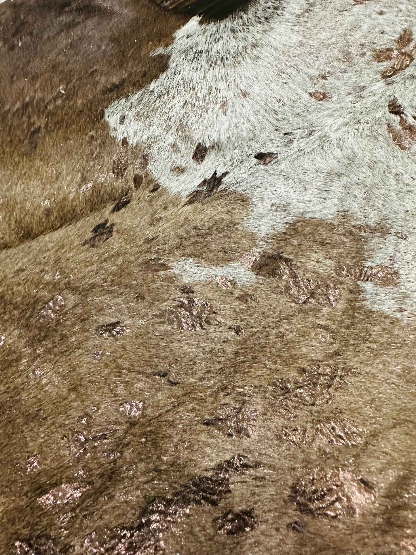 Brown Spotted Cowhide Quarter Hide