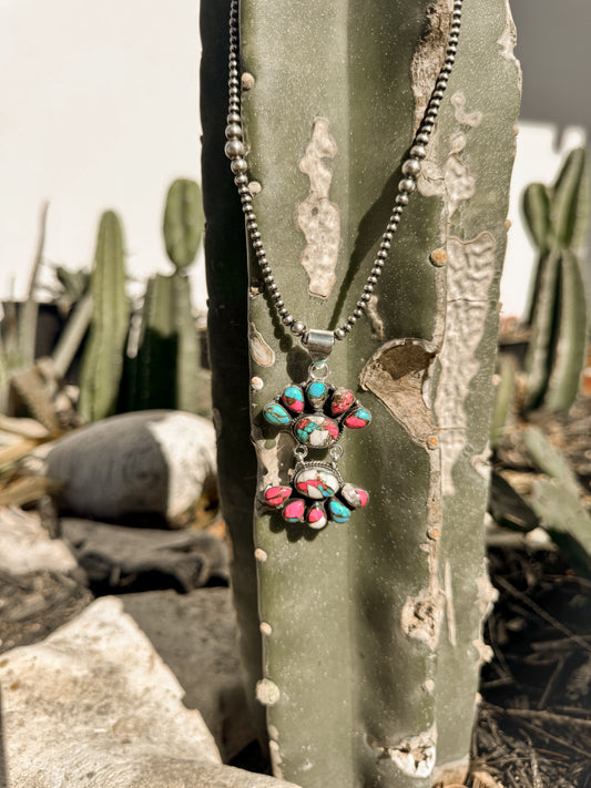 Cotton Candy Turquoise Pendant