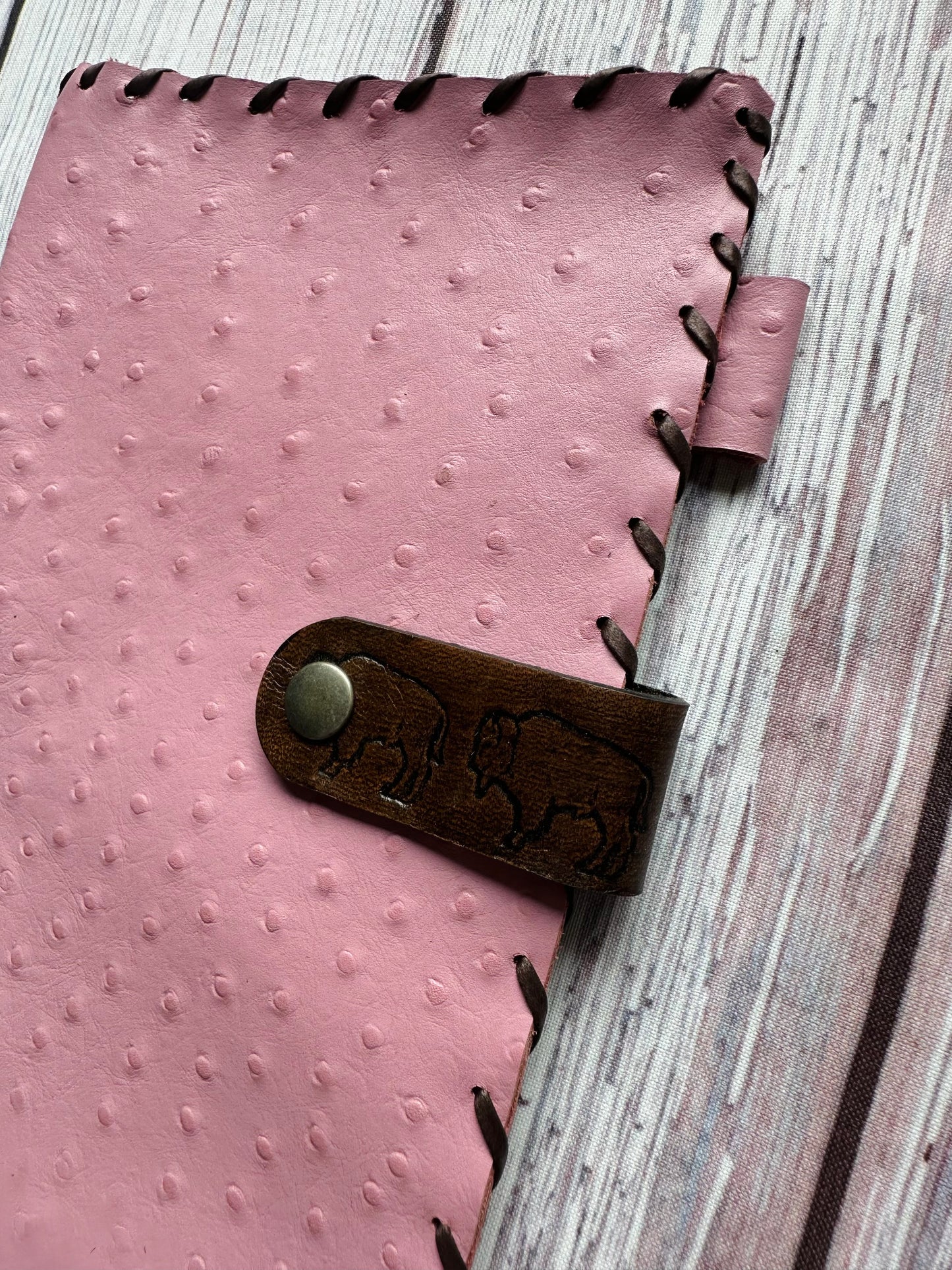 Moleskine Pink Leather Notebook Cover