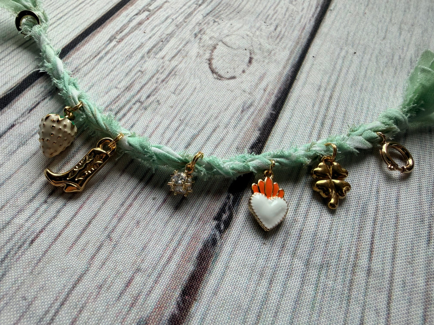 Key Lime Strawberry Bracelet