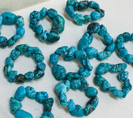 Chunky Turquoise Bandana Charm