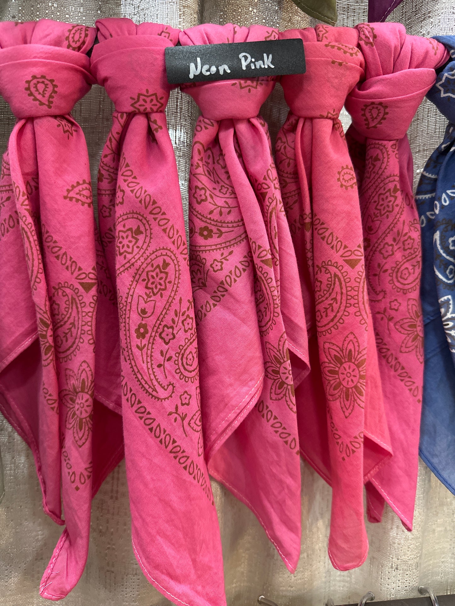 Neon Pink Bandana