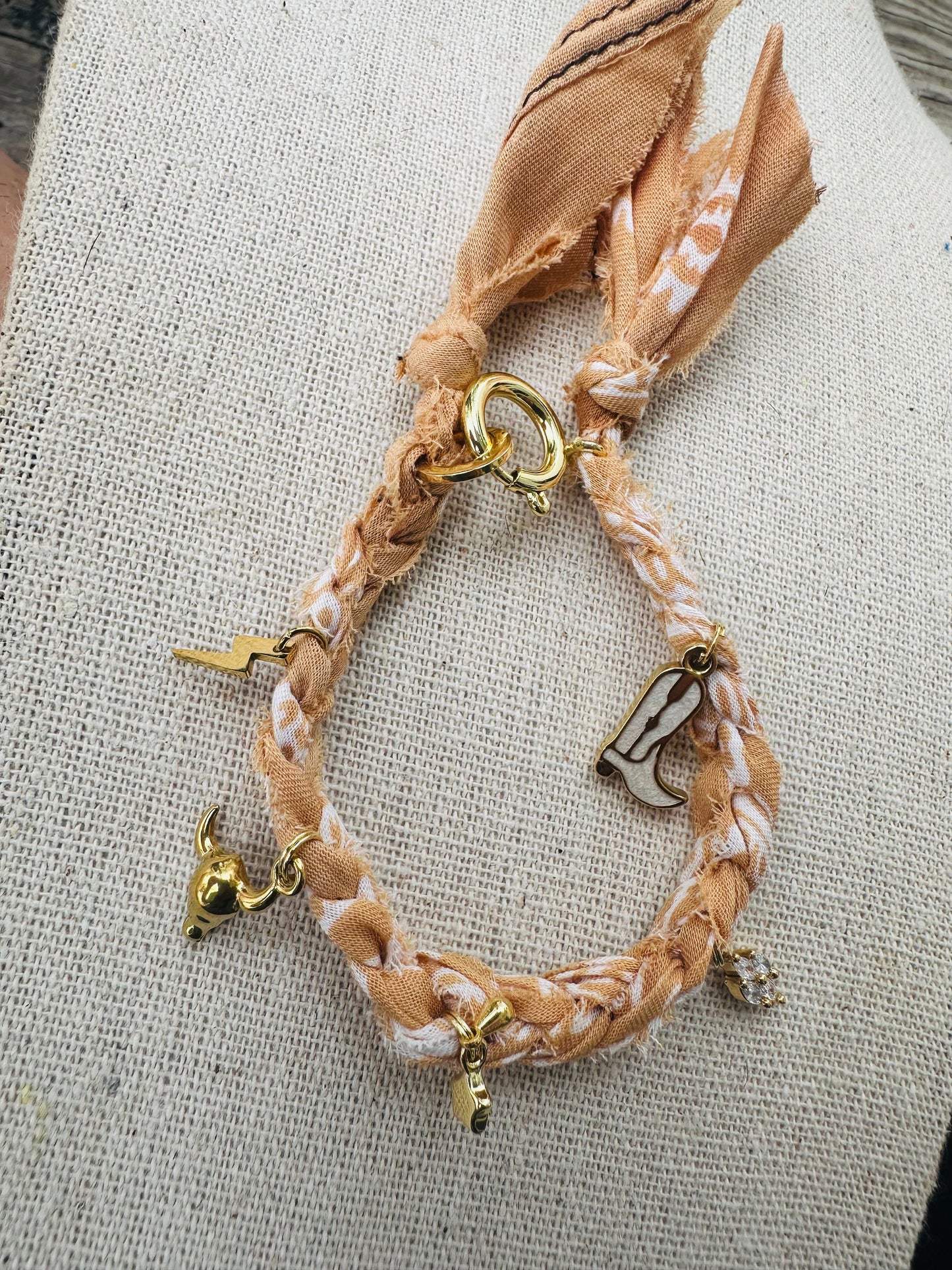 Terracotta Bandana Bracelet