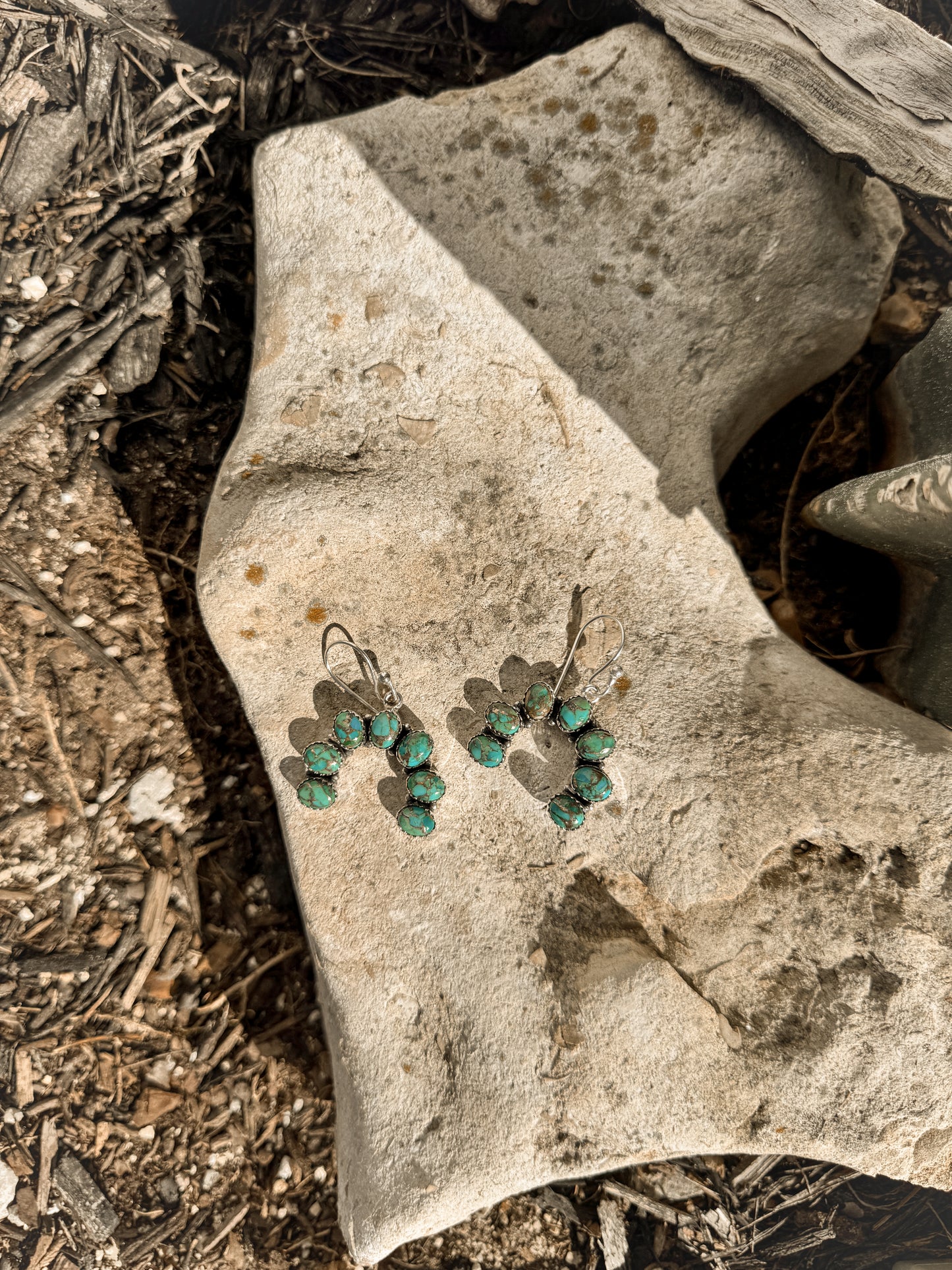 Turquoise Naja Earrings