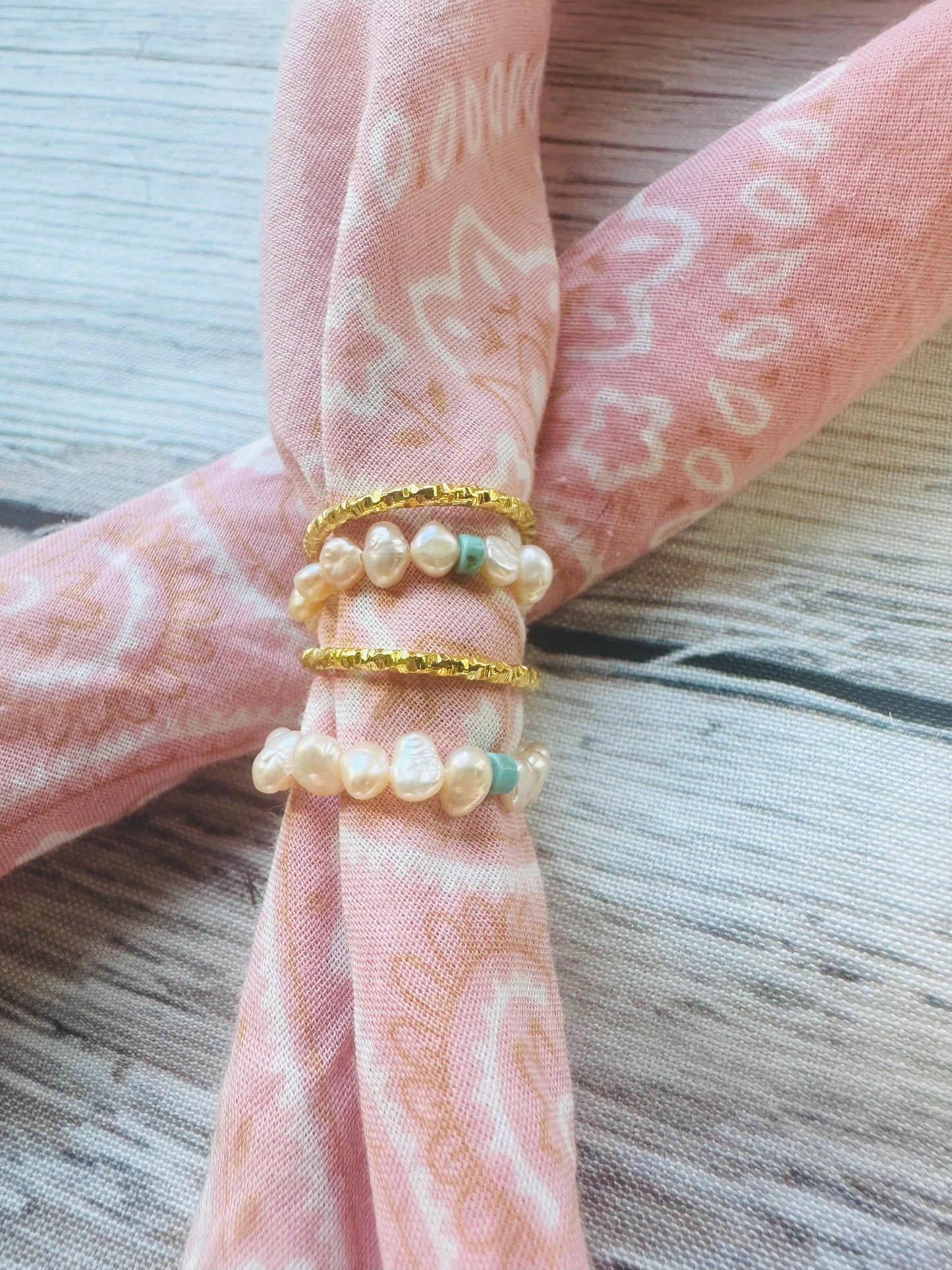 Gold Stacker Bandana Charm