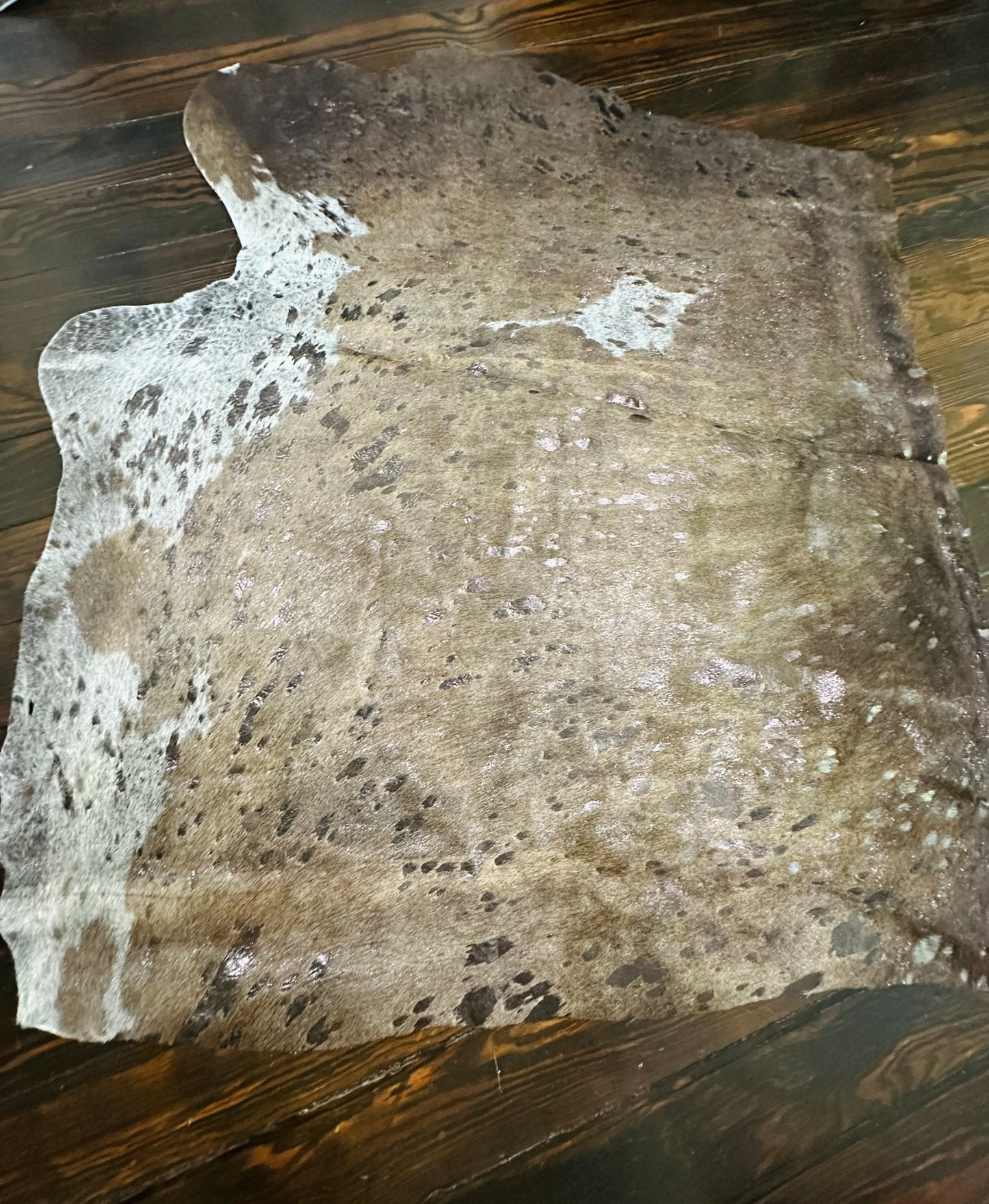 Brown Spotted Cowhide Quarter Hide