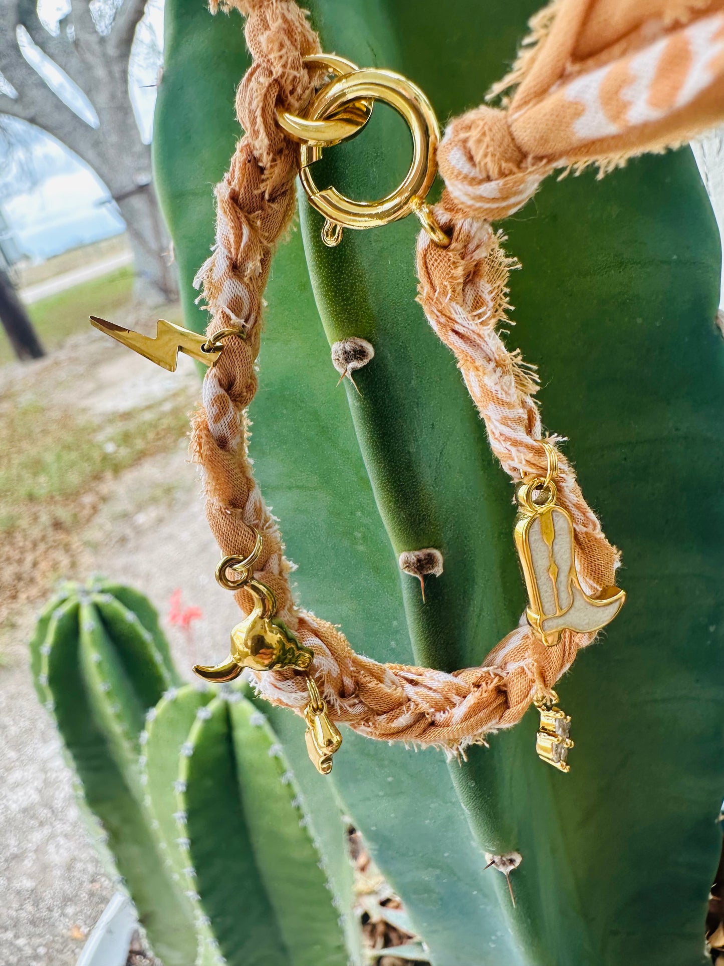 Terracotta Bandana Bracelet