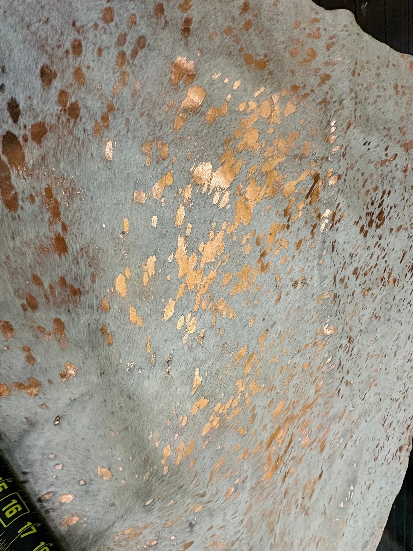 Copper Cowhide Quarter Hide