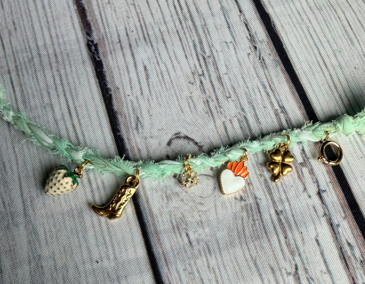 Key Lime Strawberry Bracelet