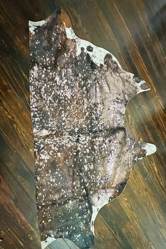 Tri Brindle Cowhide Piece