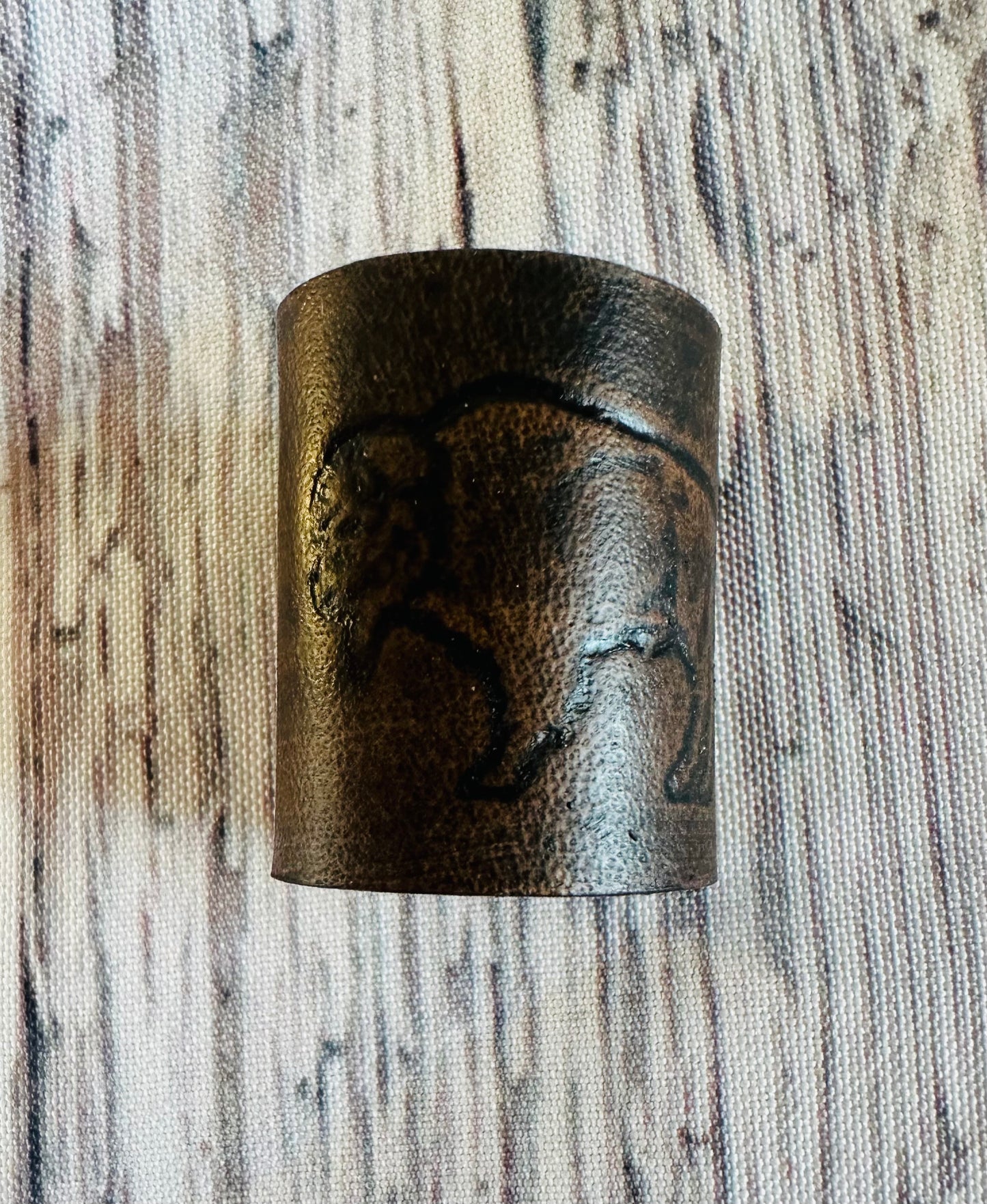 Stamped Bandana Slide
