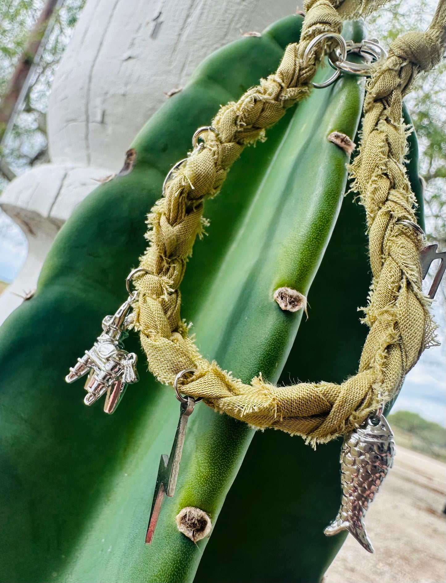 Chartreuse Bandana Bracelet