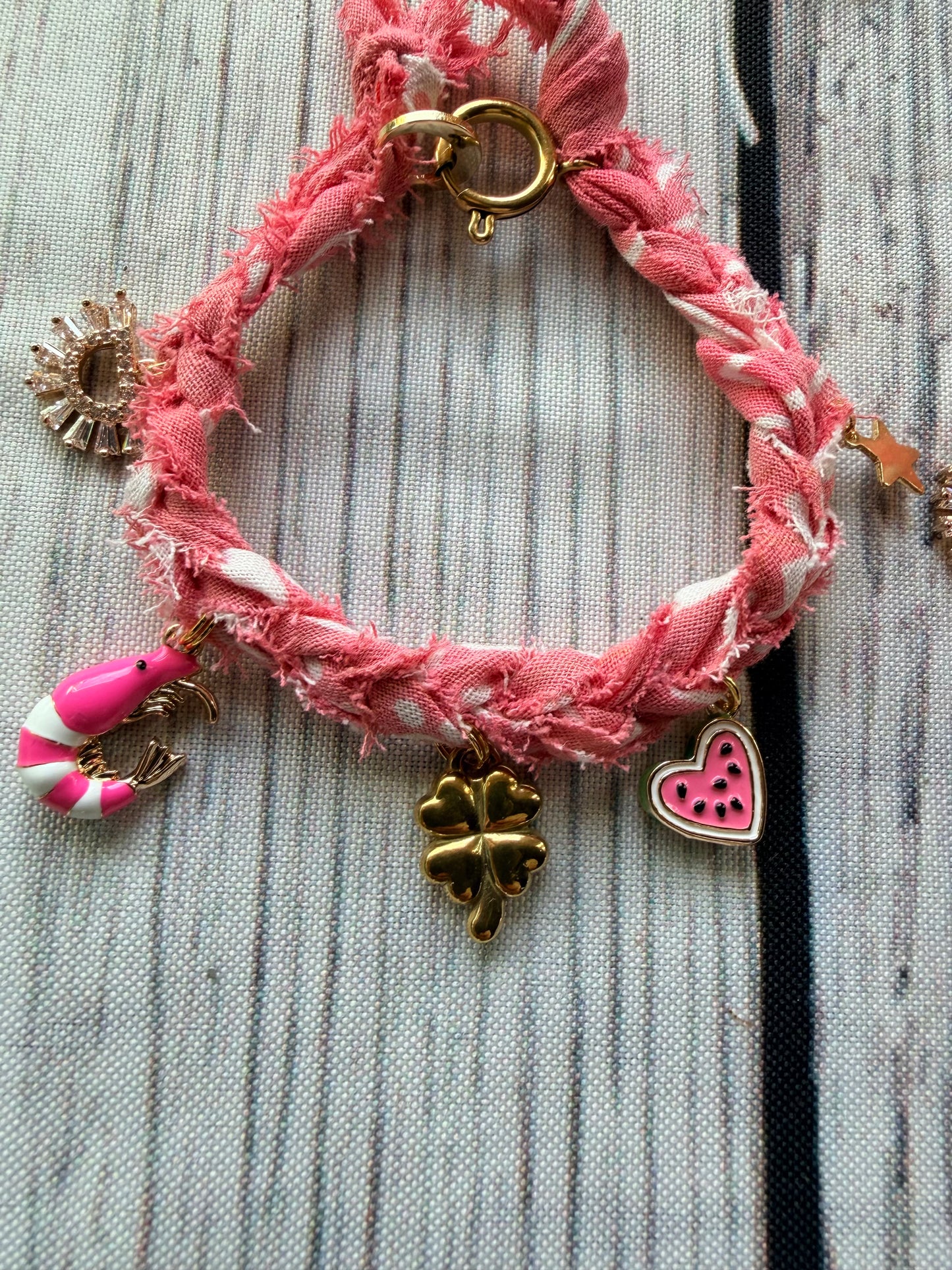 Watermelon Shrimp Bracelet