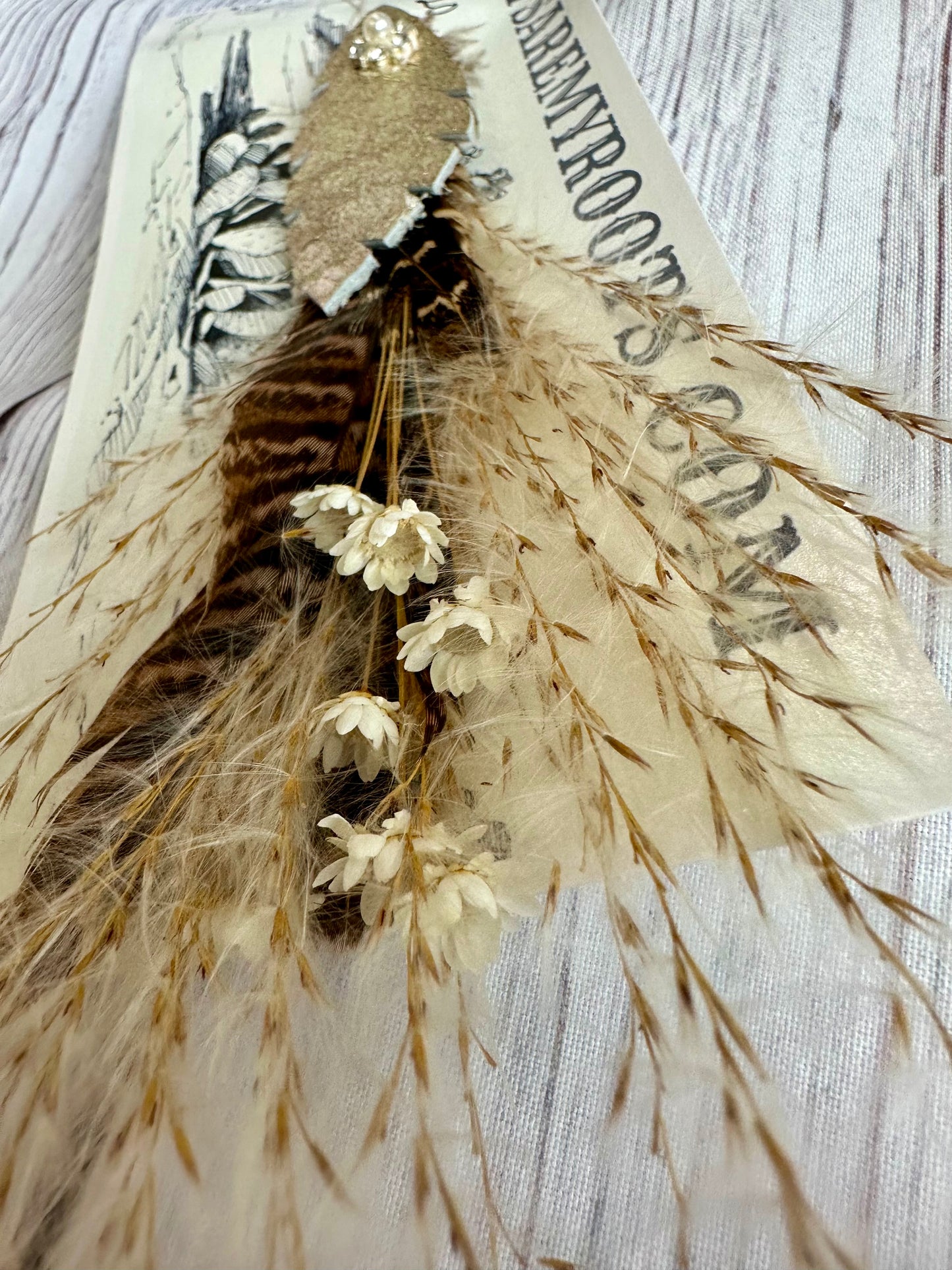 Pheasant Feather Hat Pin