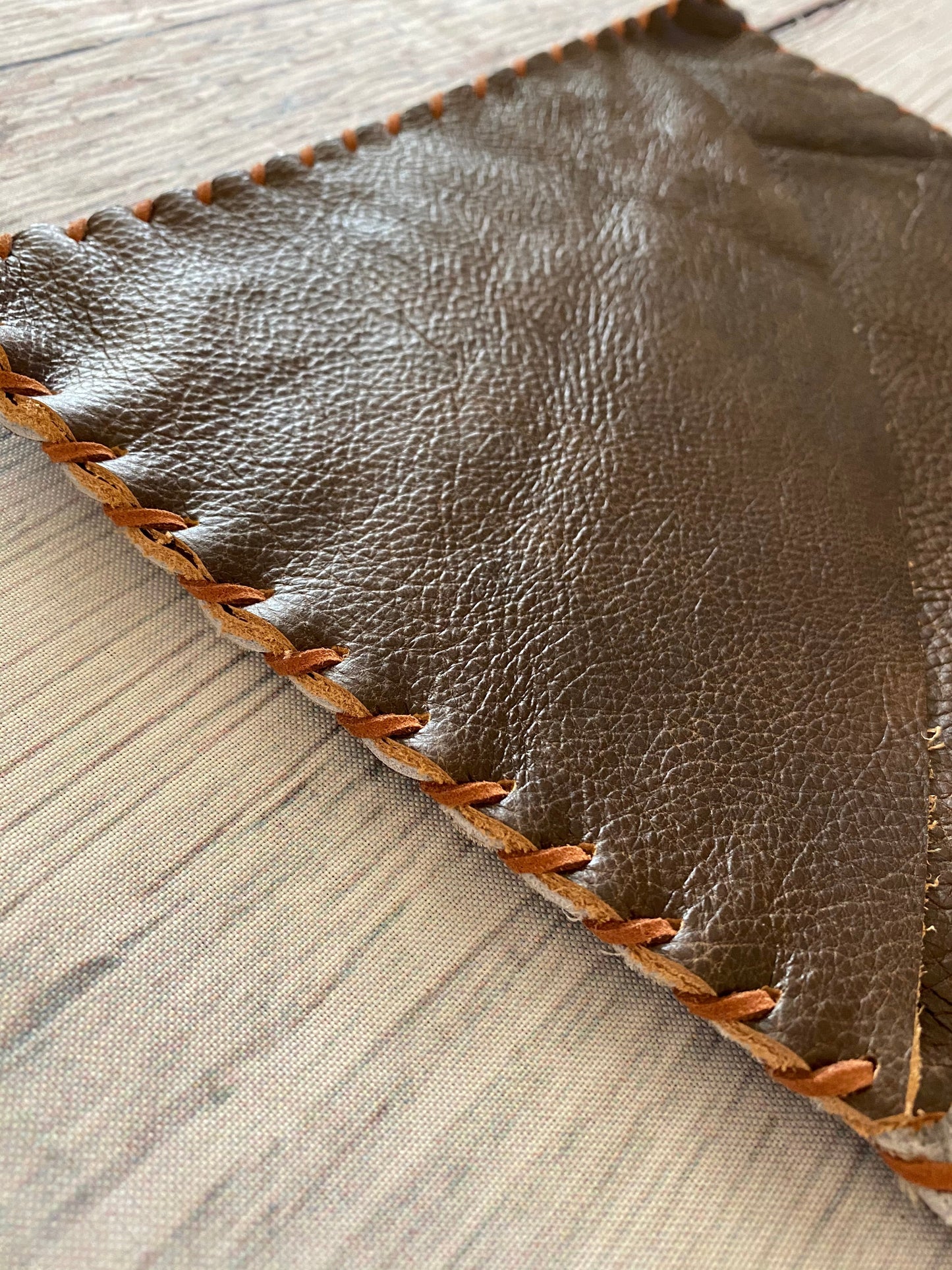 Custom Bronze Metallic Cowhide Bible Cover